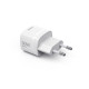 Hama Fast Charger, GaN, USB-C, PD/Qualcomm®, Zero Standby, 30 W, white