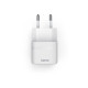 Hama Fast Charger, GaN, USB-C, PD/Qualcomm®, Zero Standby, 30 W, white