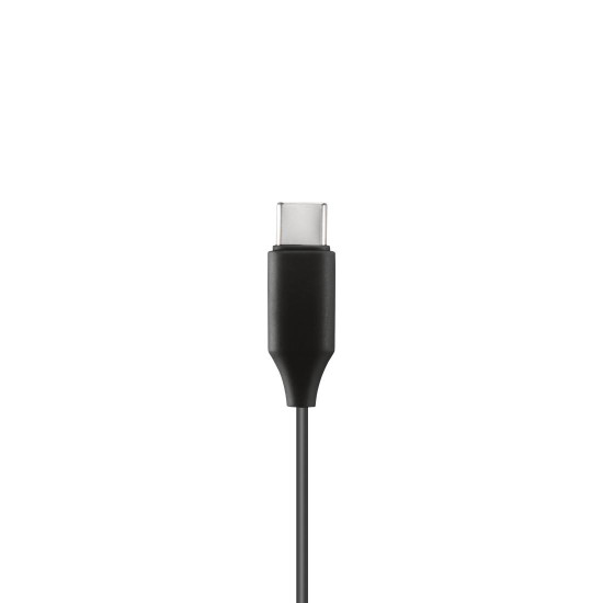 Hama “Calm” Headphones, In-Ear, Microphone, Cable Kink Protection, USB-C, black