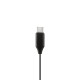 Hama “Calm” Headphones, In-Ear, Microphone, Cable Kink Protection, USB-C, black