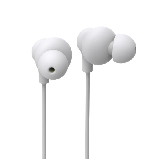 Hama “Popply” Headphones, In-Ear, Microphone, Cable Kink Prot., 3.5 mm, white