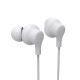 Hama “Popply” Headphones, In-Ear, Microphone, Cable Kink Prot., 3.5 mm, white