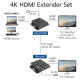 4K HDMI Extender (amplifier) HDMI signal up to 40 m via UTP cable