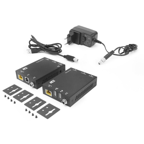 4K HDMI 2.0 KVM Extender (amplifier) ACT AC7815 up to 70 m via UTP cable