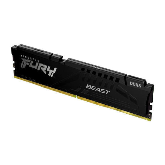 Memory Kingston FURY Beast Black 16GB(2x8GB) DDR5 5200MHz CL40, Intel XMP - KF552C40BBK2-16
