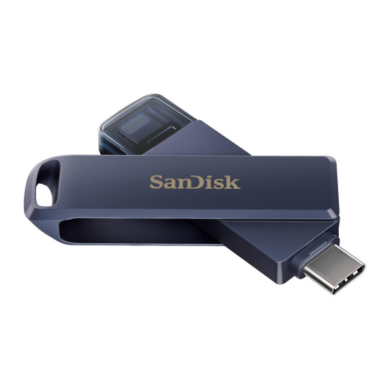 SanDisk Flash Memory 128GB Phone Drive, USB 3.2 Type-C, Lightning