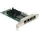 Ethernet Adapter Inter-Tech Argus ST-7238 PCIe, 4xRJ45 10/100/1000
