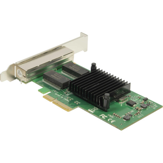 Ethernet Adapter Inter-Tech Argus ST-7238 PCIe, 4xRJ45 10/100/1000