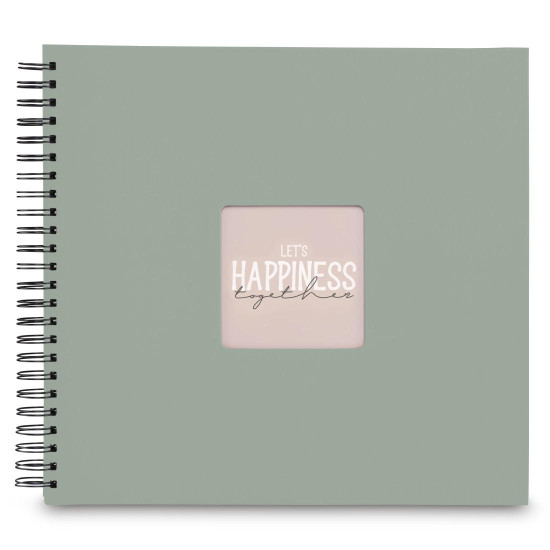 Hama “Fine Art” Spiral Album, 36x32 cm, 50 Black Pages, Sage