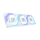 ASUS ROG Eurux GR120 ARGB Reverse Fan White Edition - Triple Pack