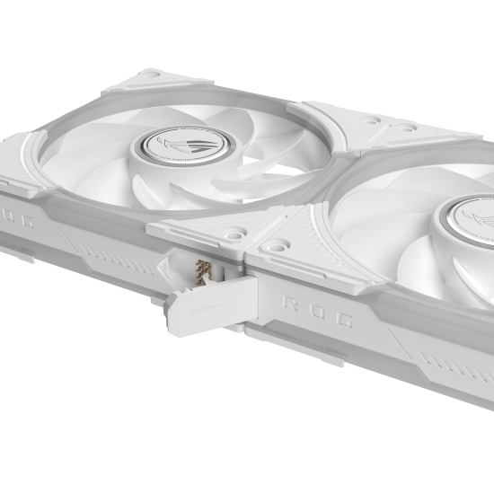 ASUS ROG Eurux GR120 ARGB Reverse Fan White Edition - Triple Pack