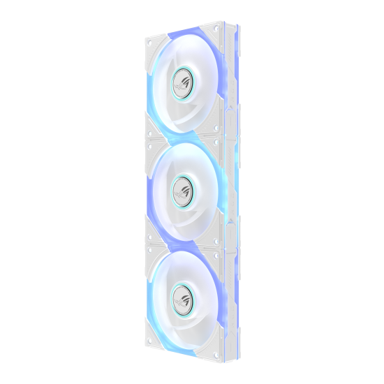 ASUS ROG Eurux GR120 ARGB Reverse Fan White Edition - Triple Pack