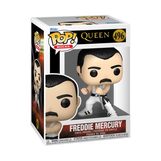 Funko Pop! Rocks: Queen - Freddie Mercury Singlet) #496
