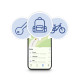 Hama Key finder, for Android and Apple, Item Finder with Bluetooth®, 2 pieces