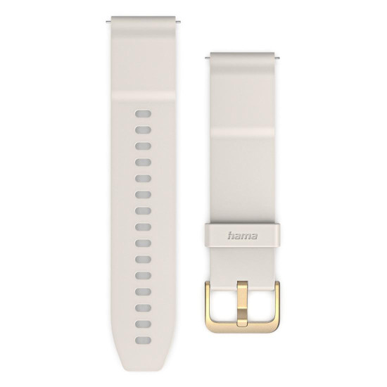 Hama Payment Wristband, NFC, Pay Contactlessly, for Watch/Smart Watch, 22 mm, beige