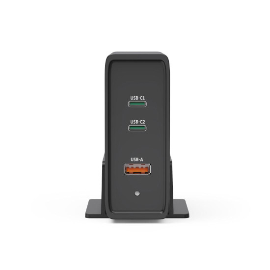 Hama Universal USB-C Charging Station, GaN, 3 Ports, Power Delivery (PD), 5-28V/140W
