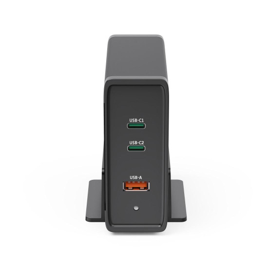 Hama Universal USB-C Charging Station, GaN, 3 Ports, Power Delivery (PD), 5-28V/140W