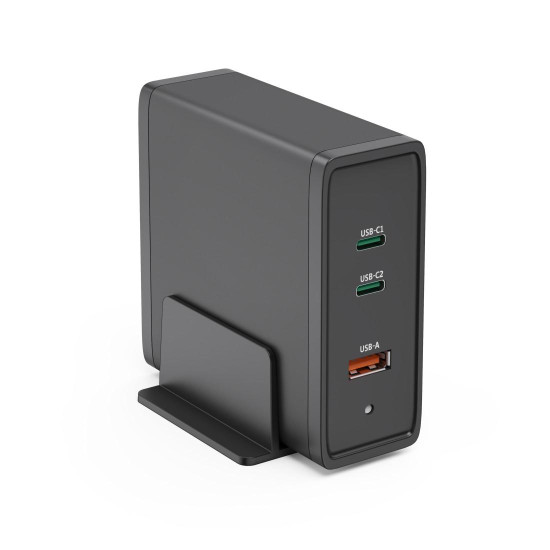 Hama Universal USB-C Charging Station, GaN, 3 Ports, Power Delivery (PD), 5-28V/140W