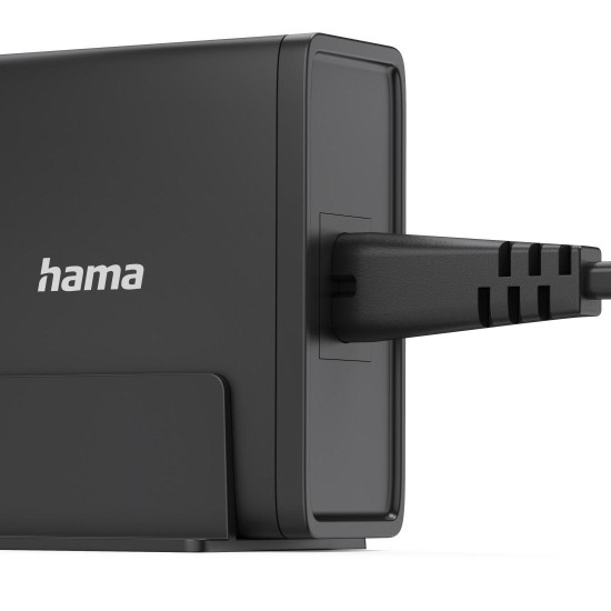 Hama Universal USB-C Charging Station, GaN, 3 Ports, Power Delivery (PD), 5-28V/140W