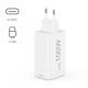 Hama Fast Charger with USB-C Charging Cable, for Laptop, PD, 100 W, 1.5 m, white