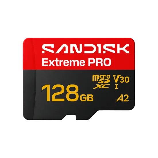Sandisk card Extreme Pro uSD microSDXC 128GB, 250MB/s & 120MB/s U3 V30 UHS-I