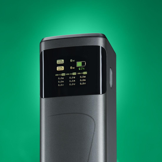 Hama “High Power” Power Pack, 65 W, 20000 mAh, 2x USB-C, USB-A, Fast Charging