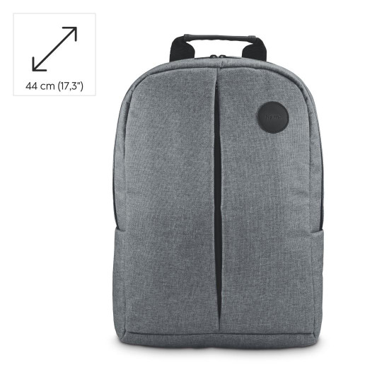 Hama “Genua” Laptop Backpack, Up to 44 cm (17.3”), grey