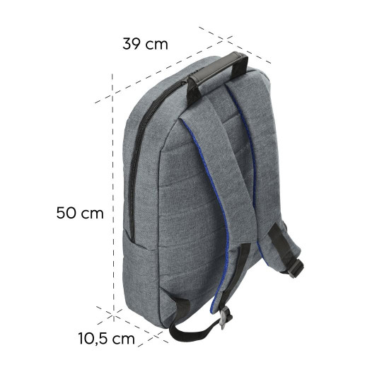 Hama “Genua” Laptop Backpack, Up to 44 cm (17.3”), grey