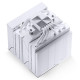 CPU Cooler Jonsbo CC90 Dual Tower 130mm Display - White