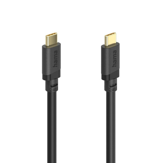 Hama USB-C Cable, USB 3.2 Gen1, 5 Gbit/s, 240 W, 0.75 m