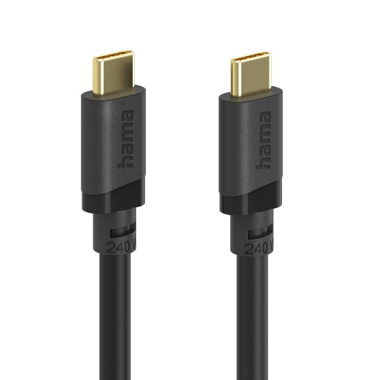 Hama USB-C Cable, USB 3.2 Gen1, 5 Gbit/s, 240 W, 0.75 m