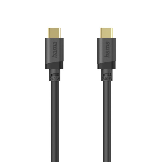 Hama USB-C Cable, USB 3.2 Gen1, 5 Gbit/s, 240 W, 1.5 m