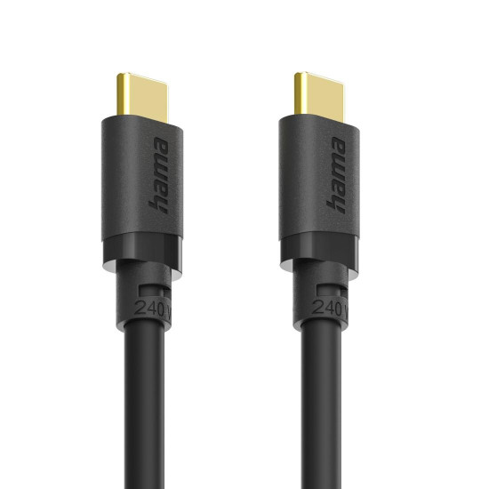 Hama USB-C Cable, USB 3.2 Gen1, 5 Gbit/s, 240 W, 1.5 m