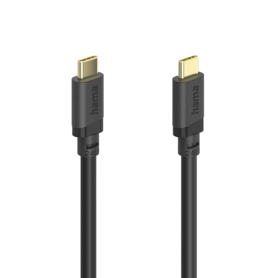 Hama USB-C Cable, USB 3.2 Gen1, 5 Gbit/s, 240 W, 1.5 m