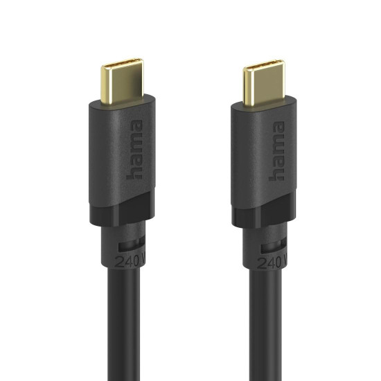 Hama USB-C Cable, USB 3.2 Gen1, 5 Gbit/s, 240 W, 1.5 m