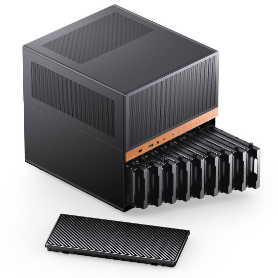 Case Jonsbo N6 NAS Micro-ATX - Black