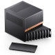Case Jonsbo N6 NAS Micro-ATX - Black