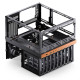 Case Jonsbo N6 NAS Micro-ATX - Black