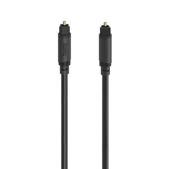 Hama Audio Optical Fibre Cable, ODT Plug (Toslink), 3.0 m