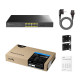 Cudy GS1016Е, 16-Port Gigabit Cloud Easy-Managed PoE+ Switch with 2 SFP