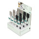 Hama Cake Brush, Silicone Pastry Brush, 12 Pcs in Display, black and beige