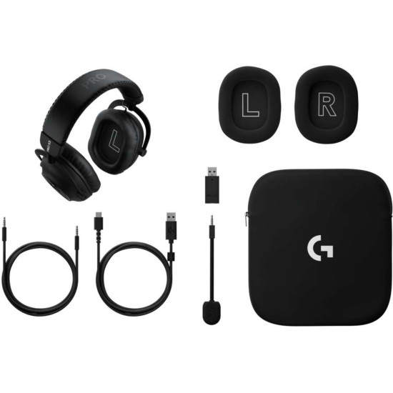 Wireless Gaming Headset Logitech PRO X3 Lightspeed - Black