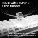Геймърска механична клавиатура Logitech G Pro X2 RAPID TKL, Magnetic Analog Linear Switch - Бял