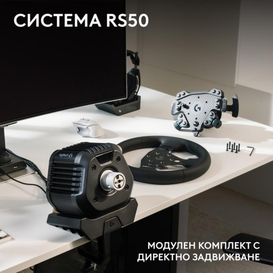 Racing Wheel Logitech RS50 System 8nm Direct Drive TrueForce for PC and XBOX