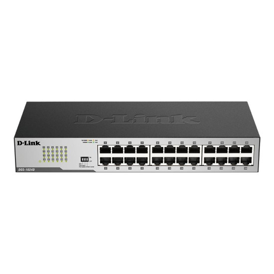 Switch D-Link DGS-1024D/E, 24 -port 10/100/1000, Desktop, rack mount