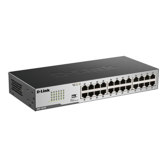 Switch D-Link DGS-1024D/E, 24 -port 10/100/1000, Desktop, rack mount
