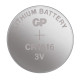 Lithium Button Battery GP CR1616 3V 5 pcs in blister /price for 1 battery/  GP