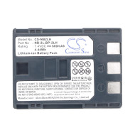 Camera Battery for CANON NB2LH LiIon 7.4V 600mAh Cameron Sino