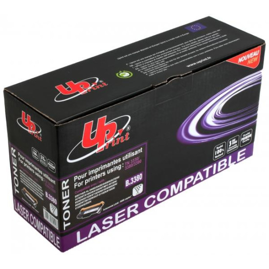 Toner Cartridge UPRINT TN3380/3330/3390, BROTHER, Black