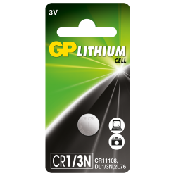 Lithium battery CR-1 / 3N 3V for glucometers and photo GP DL1 / 3N